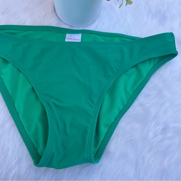 NWT Xhilaration Junior's Girl's Cheeky Bikini Bottom Green Large - Picture 5 of 12